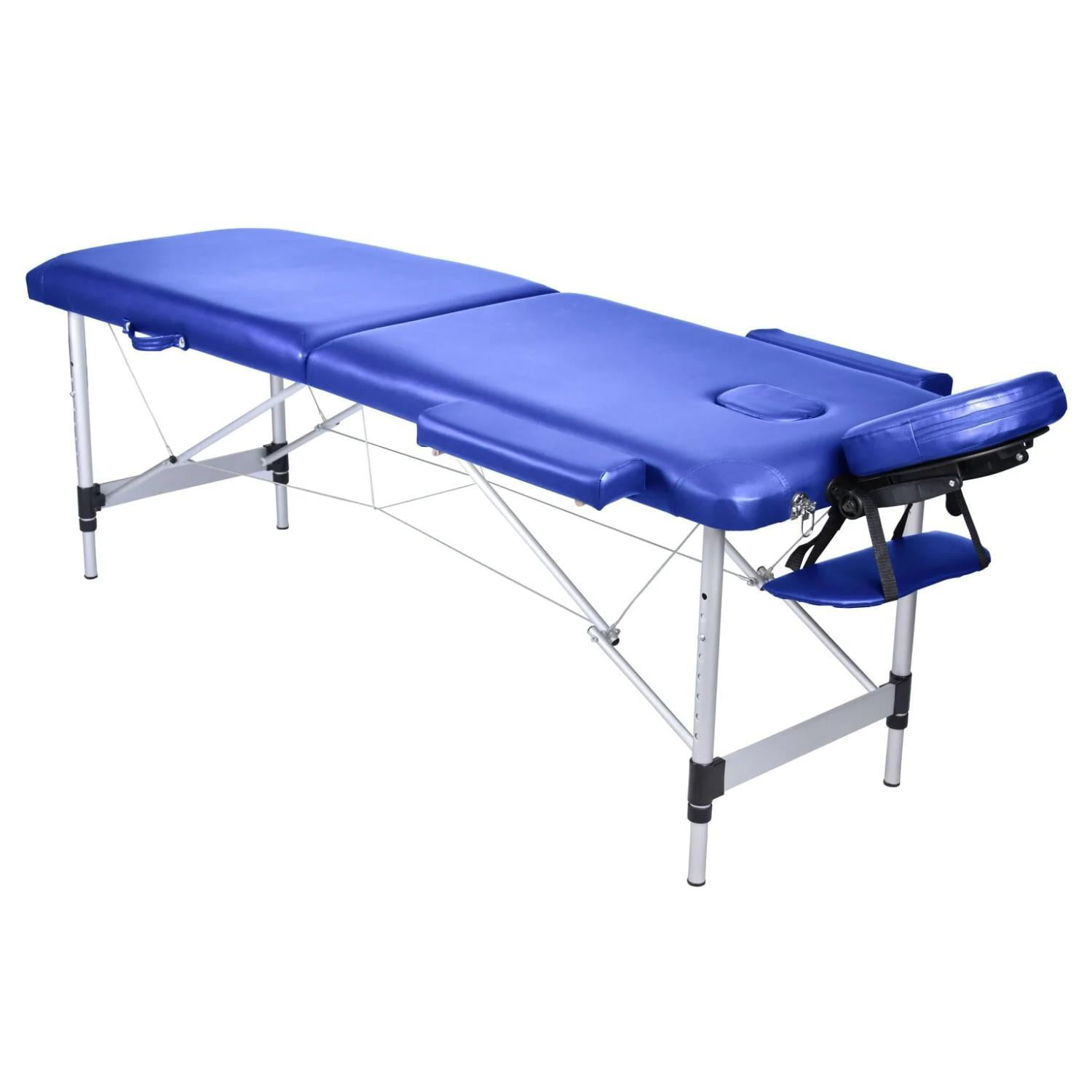 Glomed - Camilla Masajes Plegable Estándar Azul Azul