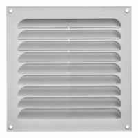 Celosía Ventilación Pvc Plana 20X20Cm Blanco 10Un Dvp
