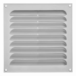 Celosía Ventilación Pvc Plana 20X20Cm Blanco 10Un Dvp