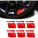 thumbnail image 1 of Stickers Reflectantes GKmow Rojos para Llantas 18-21 Pulgadas 6 Piezas, 1 of 3