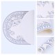thumbnail image 5 of Juego de 6 manteles individuales de cuero para decoración de mesa de comedor de cocina, mantel floral lavable beige 16.9*11.8 pulgadas, 5 of 6
