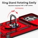 thumbnail image 3 of Funda Resistente Anillo Soporte Xiaomi 15T Pro Privacidad Cámara Montaje Magnético Rojo, 3 of 6