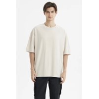 Fashionspark - Polera Hombre Oversize Beige - Lv