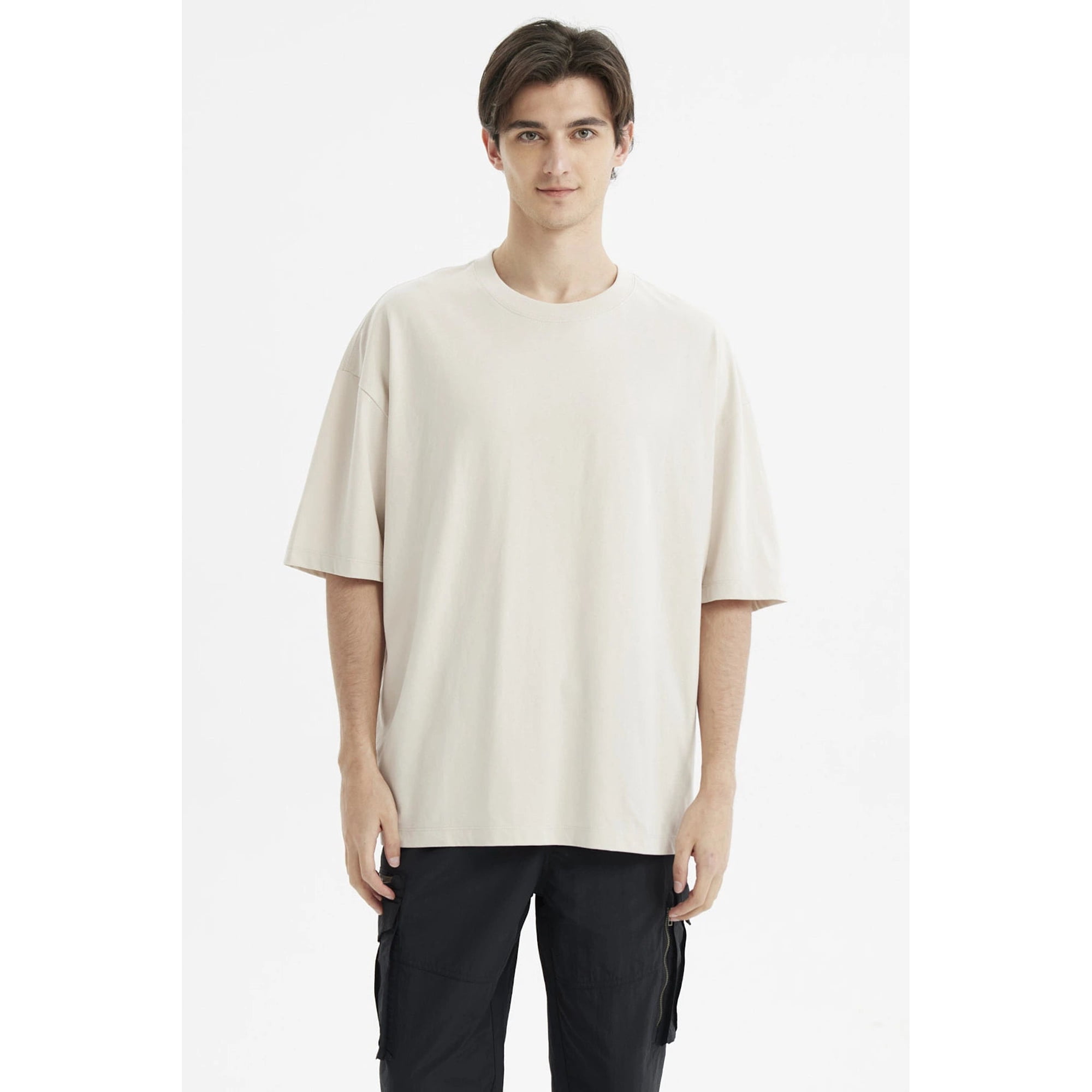 Fashionspark - Polera Hombre Oversize Beige - Lv