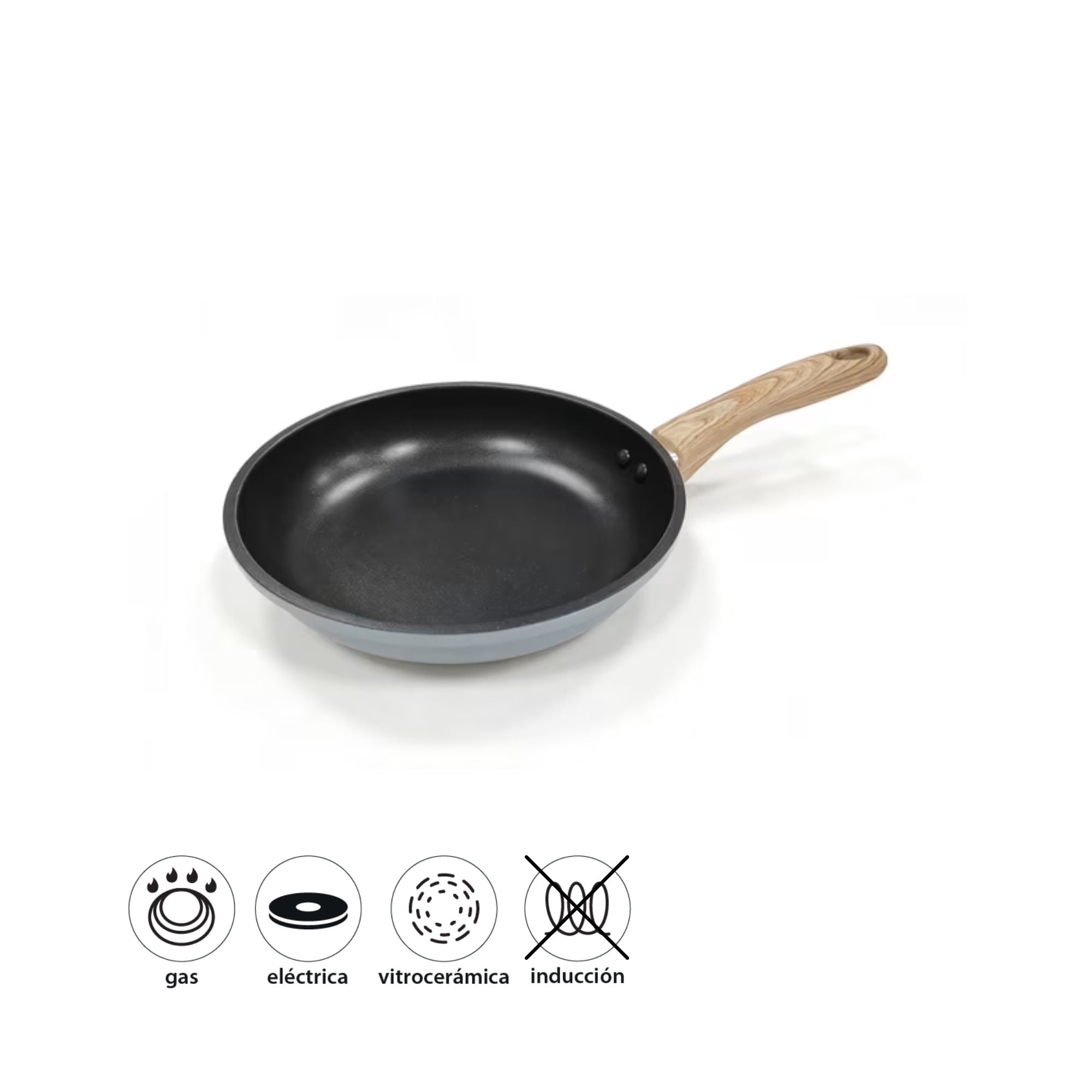 Sartén 20 Cm Aluminio Azul 1 Pieza Haus