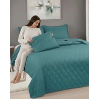 Todo Para El Hogar - Quilt Diseño De Pompones Ideal Para Temporada De Verano (2 Plazas)