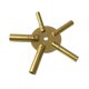 thumbnail image 5 of Llave De Cuerda Para Reloj De 5 Puntas, Herrajes Para Reloj Antiguo De Latón, 5 of 5