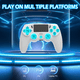 thumbnail image 2 of Mando para PS4/Slim/Pro, Mando Inalámbrico con luz, con Doble Vibración y Giroscopio de 6 Ejes., 2 of 7