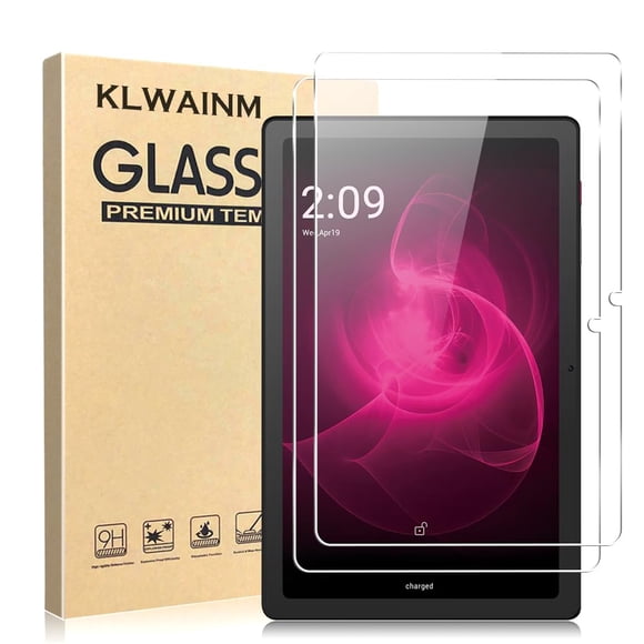 Protector de pantalla de vidrio templado KLWAINM para T-Mobile Revvl Tab