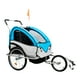 thumbnail image 3 of Carro arrastre trailer para bicicletas 2 niños BeRide Azul, 3 of 9
