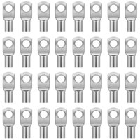 Soliot - Pack 100 Terminales Ojo Batería Cable 6Mm2 6,4Mm Sc6-6