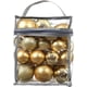 thumbnail image 1 of Juego de bolas navideñas pintadas con formas extrañas y creativas, decoración navideña, bolso de mano con bolas chapadas., 1 of 5