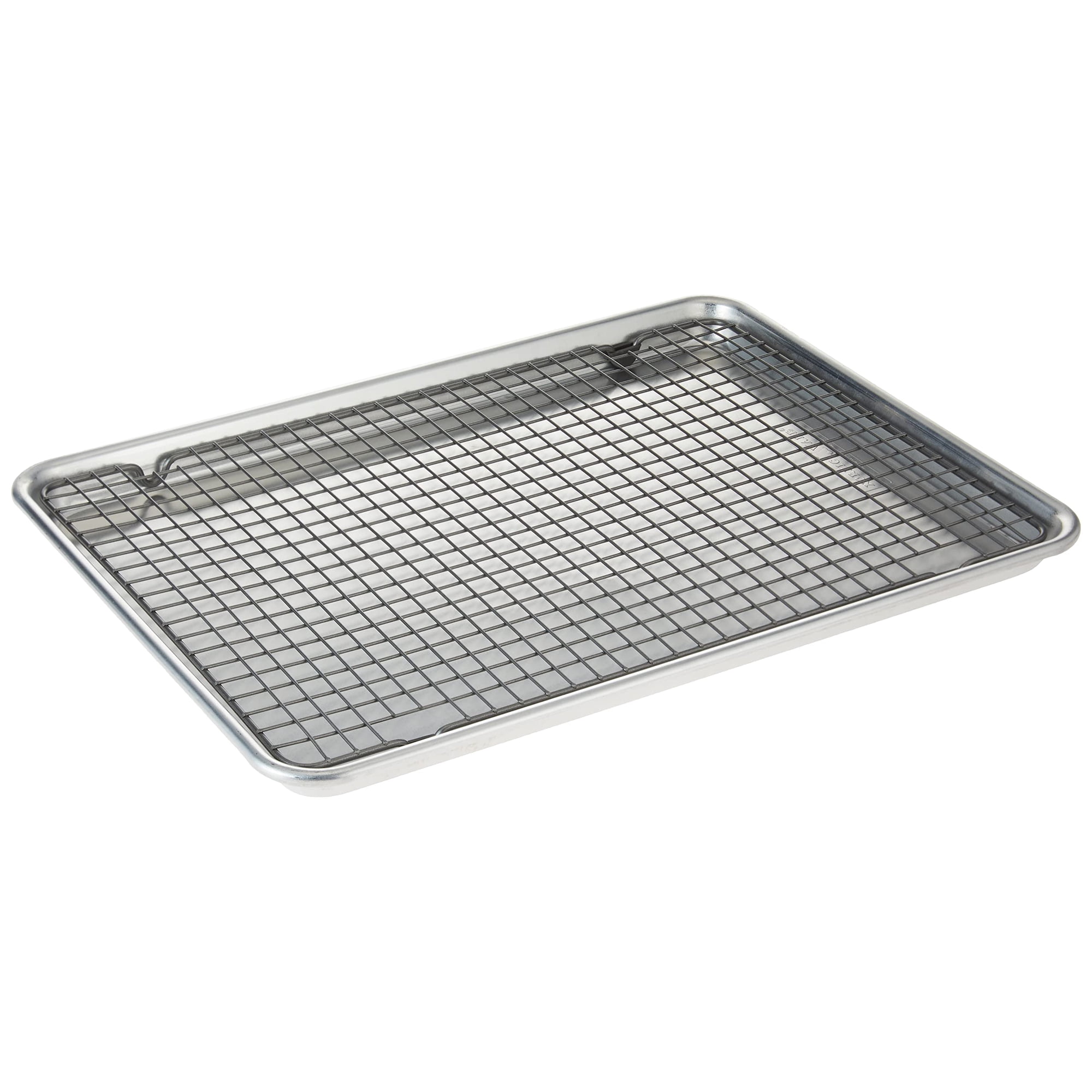 Bandeja Para Hornear Nordic Ware 43172amzm, Media Hoja Con Rejilla Antiadherente