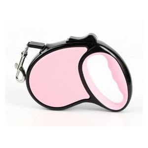 Total Upgrate - Cuerda Retráctil 5M Flexible Paseo De Perro Cachorro Rosado