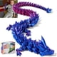 thumbnail image 1 of Dragón articulado impreso en 3D TXB3DOK de 61 cm, juguete rojo y azul, 1 of 7
