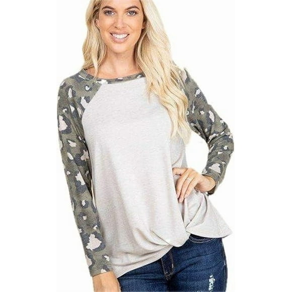 Fashion Vibeology Blusa Casual de Manga Larga con Cuello Halter y Volantes, Talla M