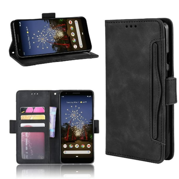 Funda Tipo Billetera FOXDOCK para Google Pixel 3A – Tapa Flip con Tarjetero