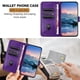 thumbnail image 3 of Funda Cartera para iPhone 17E Tarjetero Soporte Magnético y Correa Morado, 3 of 5