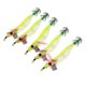 thumbnail image 5 of 5pcs Luminous Squid Jigs Se?uelos De Pesca De Agua Salada Pulpo Squid Hooks Amarillo, 5 of 5
