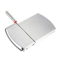Magideal - Cortador De Queso De Alambre, Herramienta Para Cortar Queso, Cortador De Alimentos De Acero Inoxidable Profesional De Alta Resistencia, Cortador De