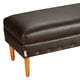 thumbnail image 3 of Banqueta Provenza Tachas Pu 04 Chocolate, 3 of 5