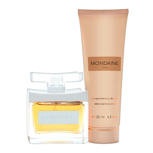 Set de regalo Paris Bleu Parfums MONDAINE Eau De Parfum 90 ml + Loción 125 ml