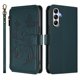 thumbnail image 2 of Funda Cartera Mariposa para [Samsung Galaxy A25 5G] con Soporte y Cremallera Verde oscuro, 2 of 6