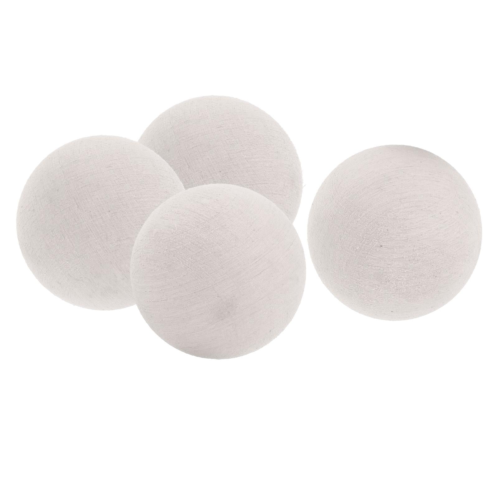 Magideal - 4 Piezas De Repuesto De Bolas De Futbolín De 36 Mm Para Adultos, Para Juegos De Mesa, Accesorios De Futbolín, Balones De Fútbol De Mesa. Blanco