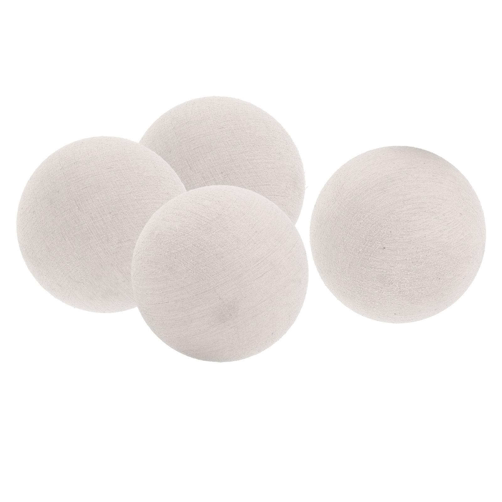 Magideal - 4 Piezas De Repuesto De Bolas De Futbolín De 36 Mm Para Adultos, Para Juegos De Mesa, Accesorios De Futbolín, Balones De Fútbol De Mesa. Blanco