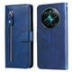 thumbnail image 1 of Funda con Cremallera para Realme 12 Plus, Carcasa Cartera de Cuero PU con Soporte y Tarjetero, 1 of 6