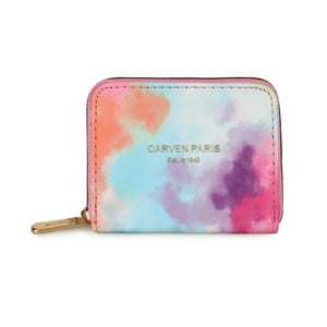 Carven Paris - Billetera De Mujer Sky Rosa Multicolor