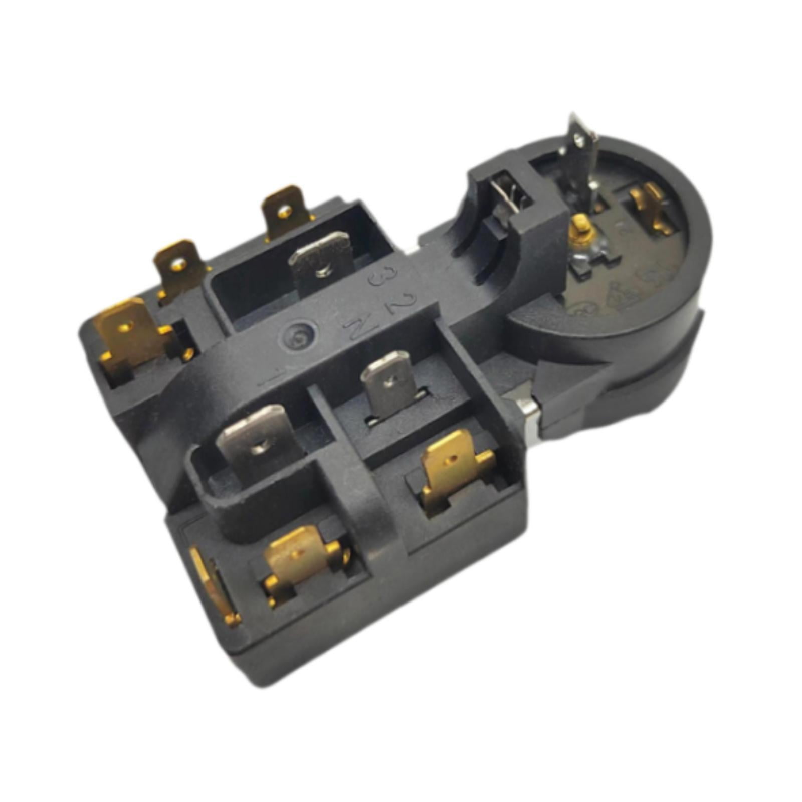 Magideal - Freezer Compressor Ptc Starter Ptc Relé De Inicio Iniciador Iniciador Más Bajo Protector De Sobrecarga De Corriente Qp3-12a Para Reemplazos De Refrige