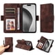 thumbnail image 1 of Carcasa FOXDOCK iPhone 16 Pro de cuero PU, diseño acolchado clásico, protección contra caídas y rayones, 1 of 5