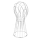 thumbnail image 5 of 20 '' Soporte De Cabeza De Maniquí De Metal Independiente Sombrero Cap Display Rack Peluca Titular De Plata, 5 of 5