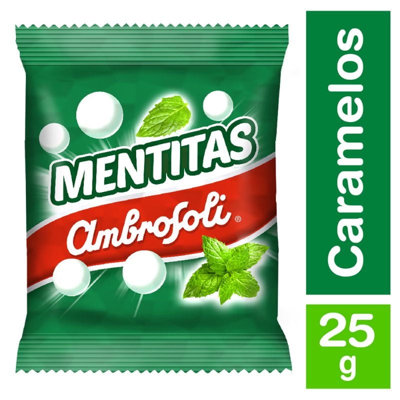 Caramelos Mentitas 25 g Ambrosoli