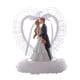 thumbnail image 4 of Pareja De Boda Estatuilla Decoración Para Tarta Decoración Romántica Recuerdo Regalo Cristal Amor Peque?o, 4 of 5