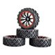 thumbnail image 4 of Paquete De 4 Neumáticos De Goma De 65 Mm Para WLtoys 144001 124018 On/Off Road Car Accs F, 4 of 5