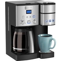 Cafetera Cuisinart De Una Sola Porción + 12 Tazas Ss-15P1 De Acero Inoxidable