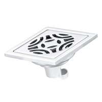 Magideal - Desagüe De Ducha Antiolor Desagüe De Suelo Inodoro Ducha Preventor De Reflujo, Colador De Núcleo De Alcantarillado Adecuado Para Tubería De 50/75Mm De , Blanco