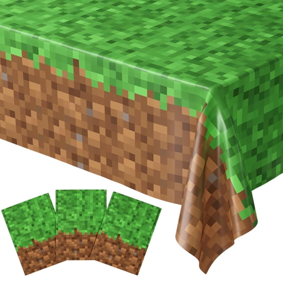 Mantel Blue Orchards Pixel Miner 108 x 54 cm (paquete de 3)
