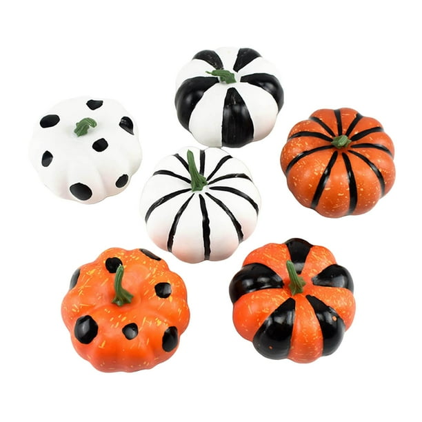 Accesorios De Fotos De Decoración De Calabaza Artificial Para Decoración De Mesa De Chimenea
