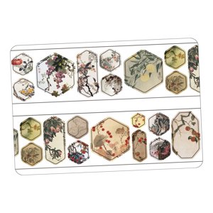 Magideal - Pegatinas Para Álbumes De Recortes, Álbum De Arte, Pegatinas Estéticas Únicas Para Manualidades, Cinta Washi Para Confección De Álbumes, Fabricación Otoño