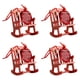 thumbnail image 4 of 4 Piezas Mini Navidad Mecedora Ornamento Fiesta Aniversario Regalo, 4 of 5
