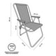 thumbnail image 3 of Silla de Playa Blue Beach Azul 88x54x47cm NorthPak, 3 of 7