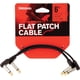 thumbnail image 1 of Cable Daddario Para Guitarra Plano 15 Cm Ángulo Recto 2 Unidades, 1 of 5