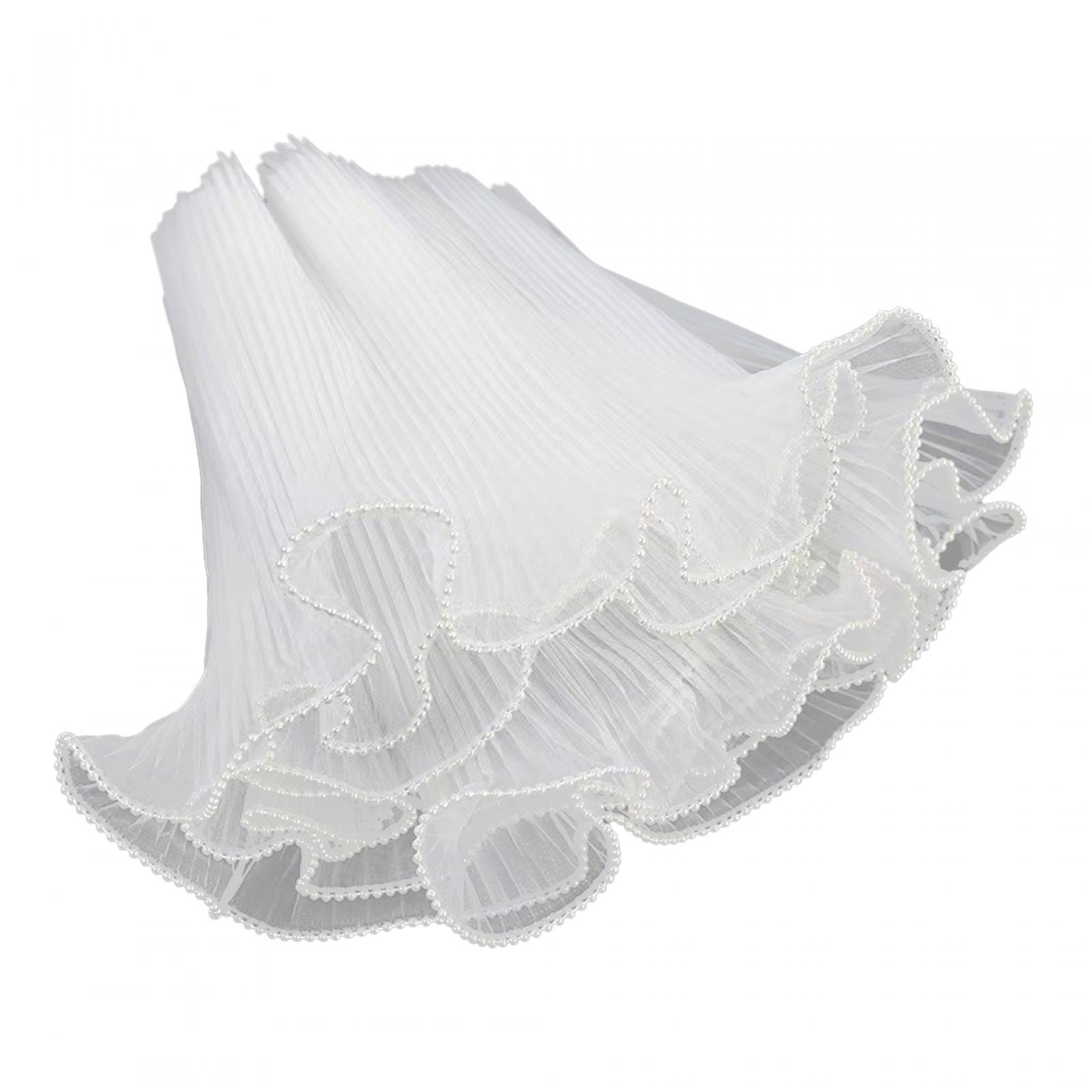 Magideal - Papel De Malla Para Envolver Flores, Suministros Para Envolver Regalos, Material, Decoración De Embalaje De Flores Para Cumpleaños, Día De San Valentí Blanco