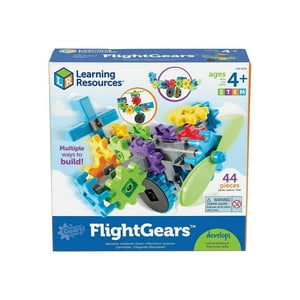 Toy Learning Resources Gears! Juego De 44 Piezas De Flightgears