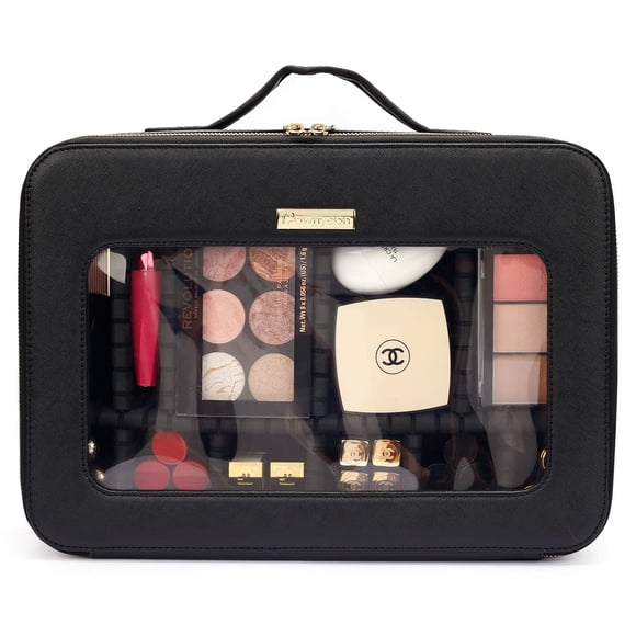 Estuche De Maquillaje Rownyeon Grande Transparente Impermeable Mujer