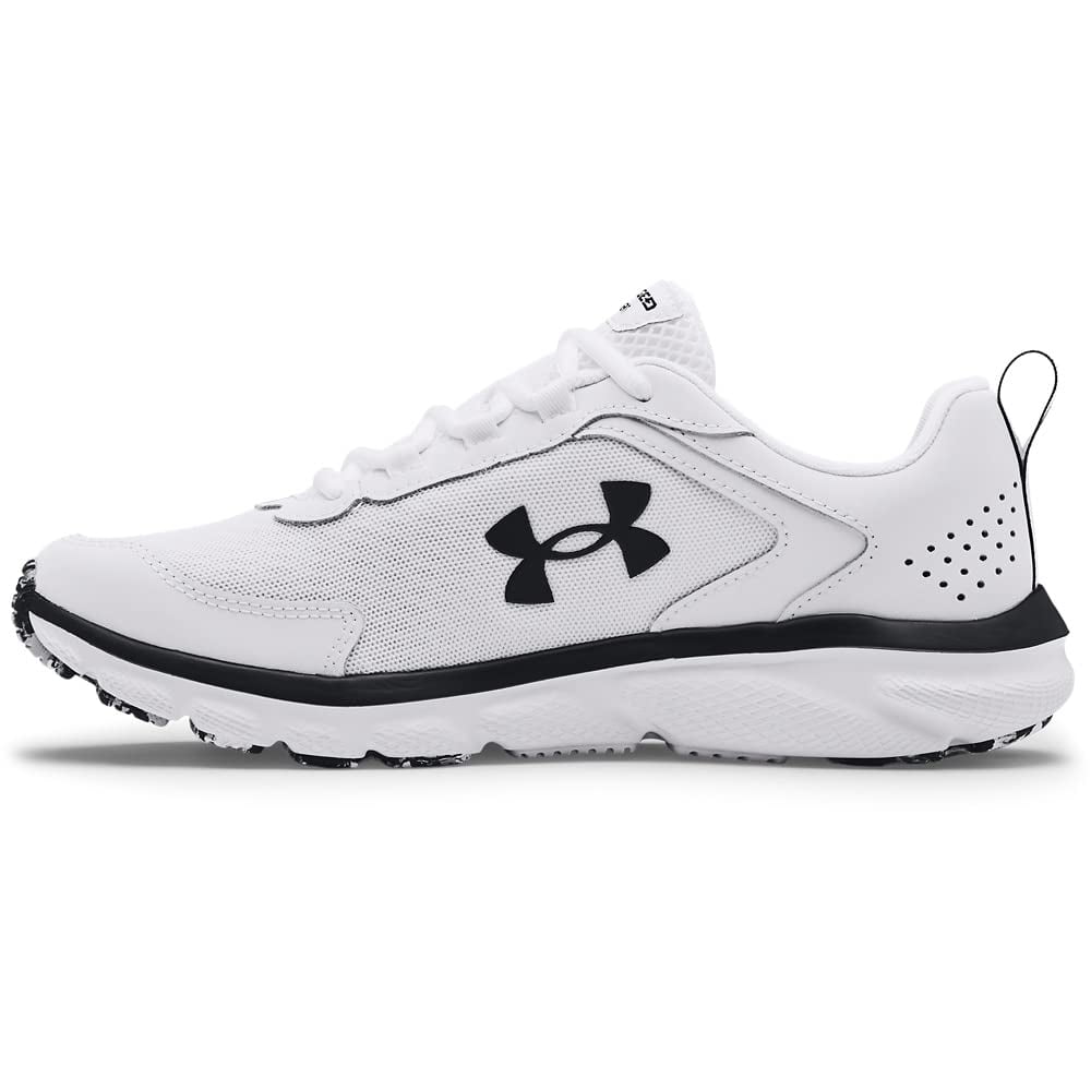 Zapatillas Para Correr Under Armour Charged Assert 9 Marble Para Hombre, Blanco/negro