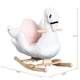 thumbnail image 3 of Caballito Mecedor Qaba de Peluche con Diseño de Cisne para Niños 18 meses +, 3 of 9